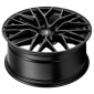 10.5x21 ET25 - LK5/112 ML66.6 Carmani 20 Ludwig black matt