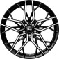 8.5x19 ET25 - LK5/112 ML66.6 Brock B44 schwarz front-poliert