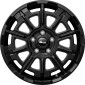 7.5x18 ET53 - LK5/118 ML71.1 Brock B45 satin-black matt-lackiert