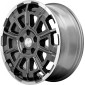 7.5x18 ET50 - LK5/160 ML65.1 Brock B45 himalaya-grey front-poliert
