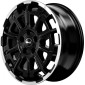 7.5x18 ET52 - LK5/112 ML66.6 Brock B45 schwarz front-poliert