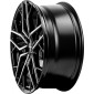 8.5x19 ET35 - LK5/114.3 ML64.2 Brock B44 schwarz front-poliert