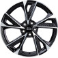 8.5x20 ET30 - LK5/112 ML66.6 MAM RS6 black front polish