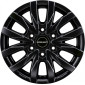 6.5x17 ET54 - LK6/130 ML84.1 Borbet CW6 black matt