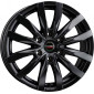 6.5x17 ET54 - LK6/130 ML84.1 Borbet CW6 black matt