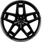 10.5x24 ET34 - LK5/120 ML72.5 Borbet TF black rim polished glossy