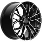 10x21 ET40 - LK5/114.3 ML76 Mak Stilo-D black mirror