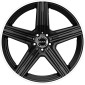 11x21 ET38 - LK5/112 ML66.6 Mak Lewis-D gloss black mirror ring