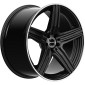 11x21 ET55 - LK5/112 ML66.6 Mak Lewis-D gloss black mirror ring