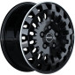 6.5x16 ET46 - LK5/108 ML65.1 Mak Overland gloss black mirror ring