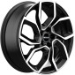 7.5x17 ET45 - LK5/108 ML65.1 Mak Apollo black mirror