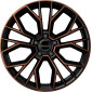 7.5x18 ET45 - LK5/114.3 ML76 Mak Stilo black & bronze
