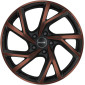 8x18 ET45 - LK5/112 ML76 Mak Kassel black & bronze