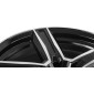 7.5x17 ET36 - LK5/112 ML66.6 Dezent KG black/polished