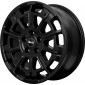 7.5x18 ET33 - LK6/139.7 ML100.1 Brock B45 satin-black matt-lackiert
