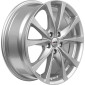 7x18 ET45 - LK5/112 ML57.1 Autec Typ BX - Brixen brillantsilber