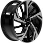 8.5x19 ET38 - LK5/114.3 ML64.2 Autec Typ RX - Rixon schwarz poliert