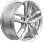 7.5x18 ET60 - LK5/120 ML65.1 2DRV WH40 race silber lackiert