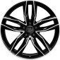 8x19 ET43 - LK5/112 ML66.6 2DRV WH40 schwarz hochglanzpoliert
