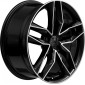 8x19 ET43 - LK5/112 ML66.6 2DRV WH40 schwarz hochglanzpoliert