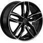 9x20 ET35 - LK5/114.3 ML72.6 2DRV WH40 schwarz hochglanzpoliert