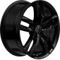 8x18 ET25 - LK5/112 ML66.6 2DRV WH40 schwarz glänzend lackiert