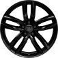 8x18 ET40 - LK5/112 ML66.6 2DRV WH40 schwarz glänzend lackiert