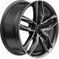 9x20 ET50 - LK5/130 ML71.5 2DRV WH40 dark gunmetal hochglanzpoliert
