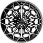 8.5x21 ET35 - LK5/114.3 ML75 Antera A105 piano black diamond