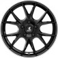 7x17 ET48 - LK5/112 ML66.6 itWheels Kira gloss black polished lip