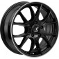 7x17 ET48 - LK5/112 ML66.6 itWheels Kira gloss black polished lip
