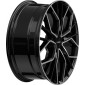8.5x20 ET45 - LK5/112 ML66.5 itWheels Tiara gloss black polished