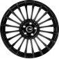 9x20 ET48 - LK5/112 ML66.6 TEC Speedwheels GT5 schwarz-glanz