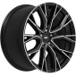 8.5x20 ET43 - LK5/112 ML66.6 AEZ Toronto black/polished