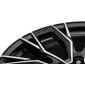 8x18 ET46 - LK5/112 ML57.1 AEZ Toronto black/polished