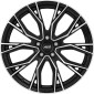 8x18 ET54 - LK5/112 ML66.6 AEZ Toronto black/polished