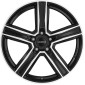 8.5x20 ET28 - LK5/112 ML66.6 Dezent KG black/polished