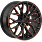 8.5x20 ET48 - LK5/108 ML63.4 2DRV WH37 schwarz kupfer hochglanzpoliert