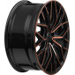 8.5x20 ET48 - LK5/108 ML63.4 2DRV WH37 schwarz kupfer hochglanzpoliert