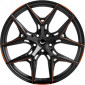 10x20 ET15 - LK5/112 ML73.1 Barracuda Razzer mattblack copper PureSports gefräst