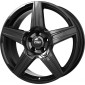 7x17 ET43 - LK5/112 ML57.1 CMS C34 complete black gloss
