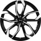 9x19 ET21 - LK5/112 ML66.6 RC-Design RC34 schwarz front-poliert