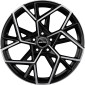 7x17 ET35 - LK5/110 ML65.1 GMP Cartesio black diamond