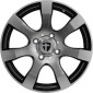 6.5x16 ET50 - LK5/120 ML65.1 Tomason TN3F black polished
