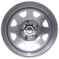 7x16 ET36 - LK6/139.7 ML106 Dotz Dakar silver (ohne Nabenbecher)