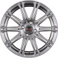 7x17 ET38 - LK4/100 ML64 Borbet CW1 hyper silver