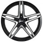 7x16 ET48 - LK5/114.3 ML70.1 Alutec Poison diamant-schwarz frontpoliert