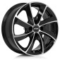 7.5x16 ET48 - LK5/114.3 ML70.1 Rial Lugano diamant-schwarz frontpoliert