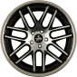 11x20 ET30 - LK5/120 ML72.6 Keskin KT14 Concave black front polish steel lip