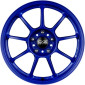 7x17 ET37 - LK4/100 ML68 OZ Alleggerita HLT matt blue